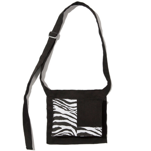 [크루치] Zebra Pocket bag - Black