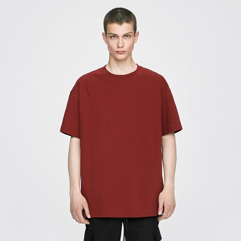 [디프리크] Basic T-Shirt - Red