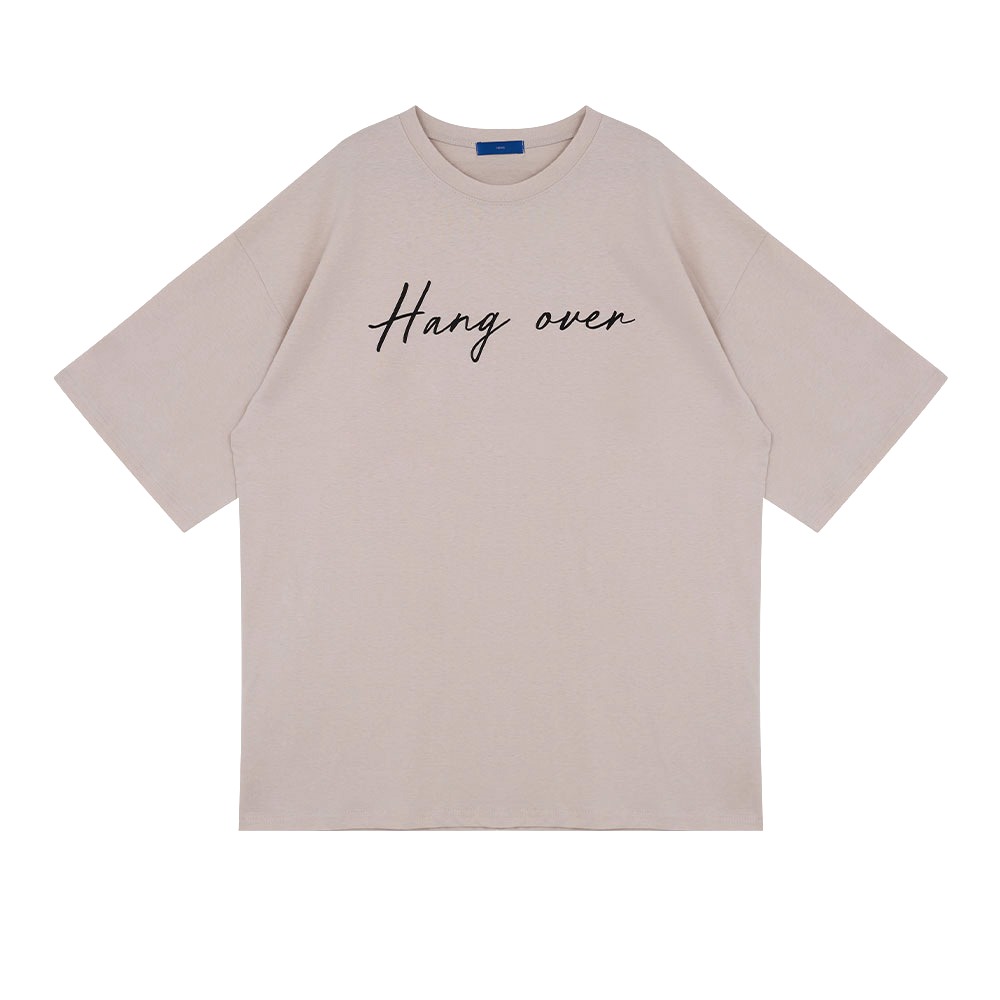 [엔비엔씨] 행오버 루즈핏 티셔츠 - 베이지