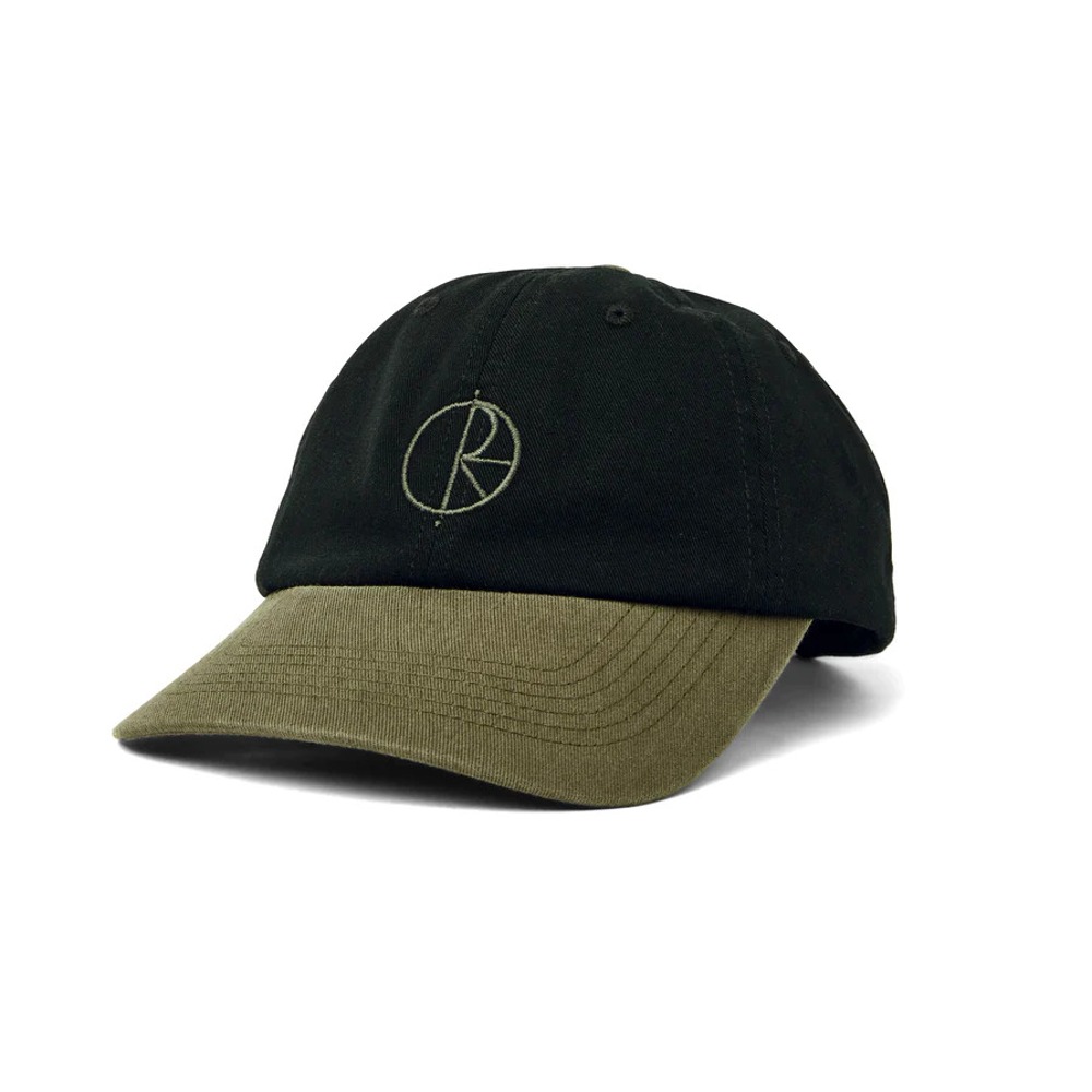 [폴라스케이트] Duo Stroke Logo Cap - Black/Army Green