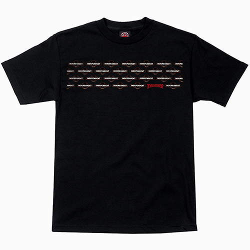 [인디펜던트 x 트래셔] Pentagram Cross S/S Regular T-shirt - Black