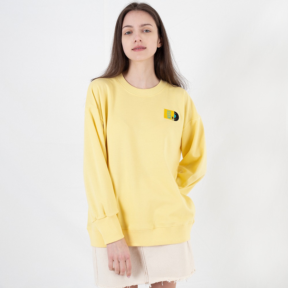 [토이에스트] LP logo sweat shirt yellow