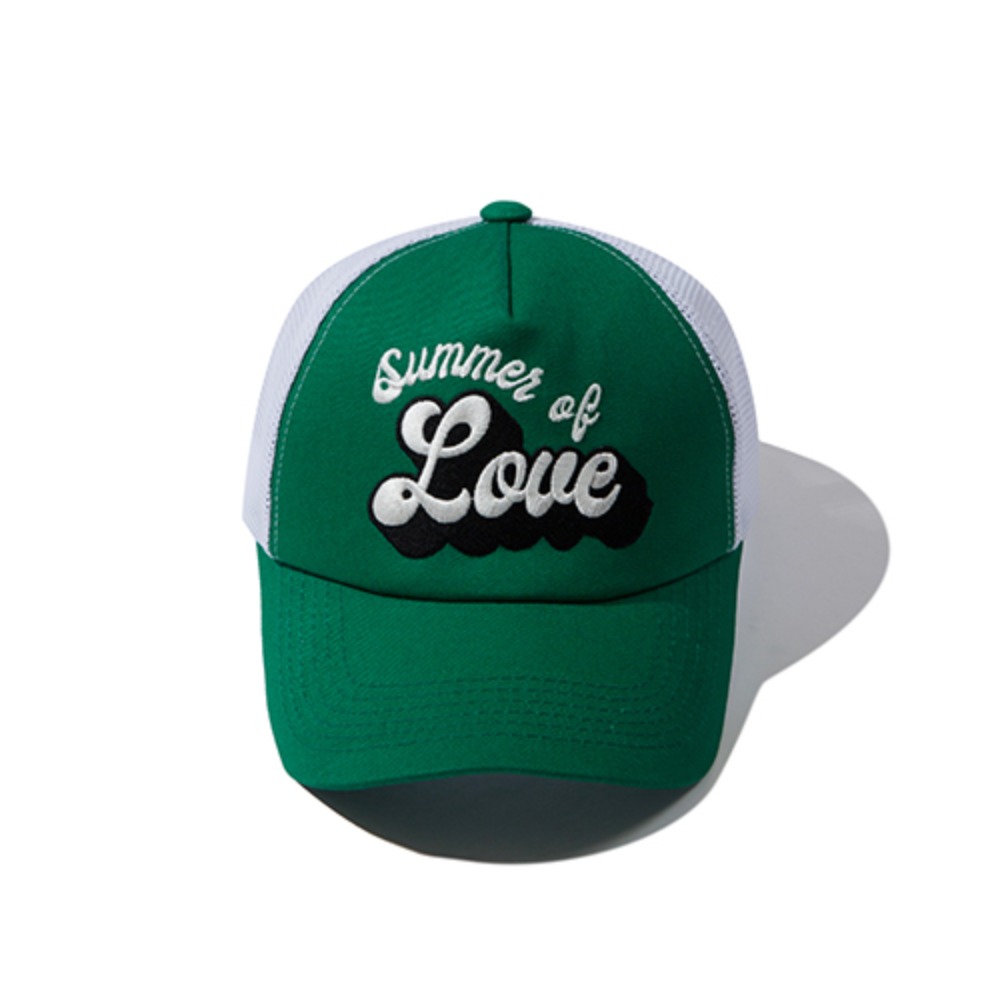 [크루치] SUMMER OF LOVE MESH CAP (GREEN)