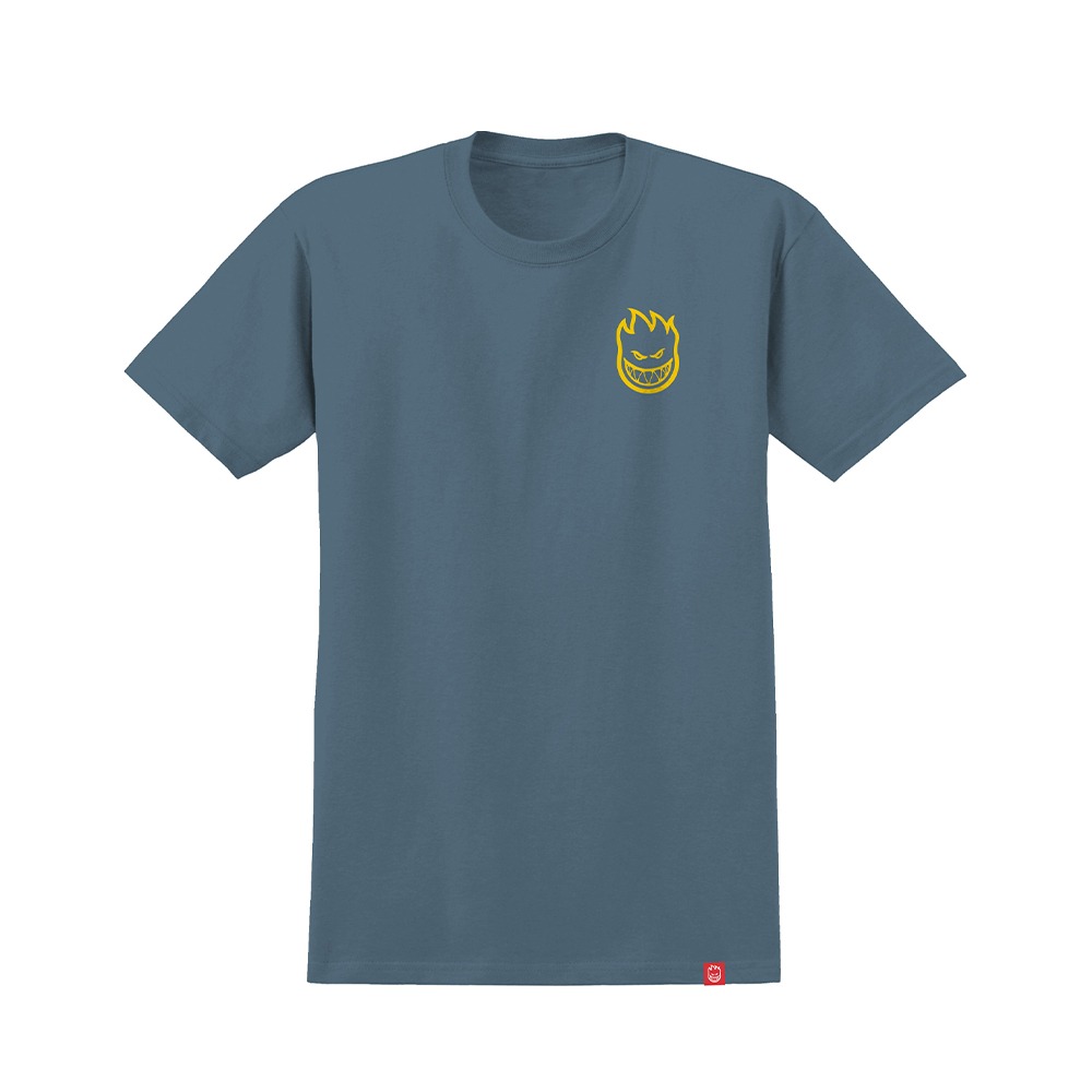 [스핏파이어] LIL BIGHEAD S/S T-Shirt - INDIGO BLUE (YELLOW Print) 51010388AJ