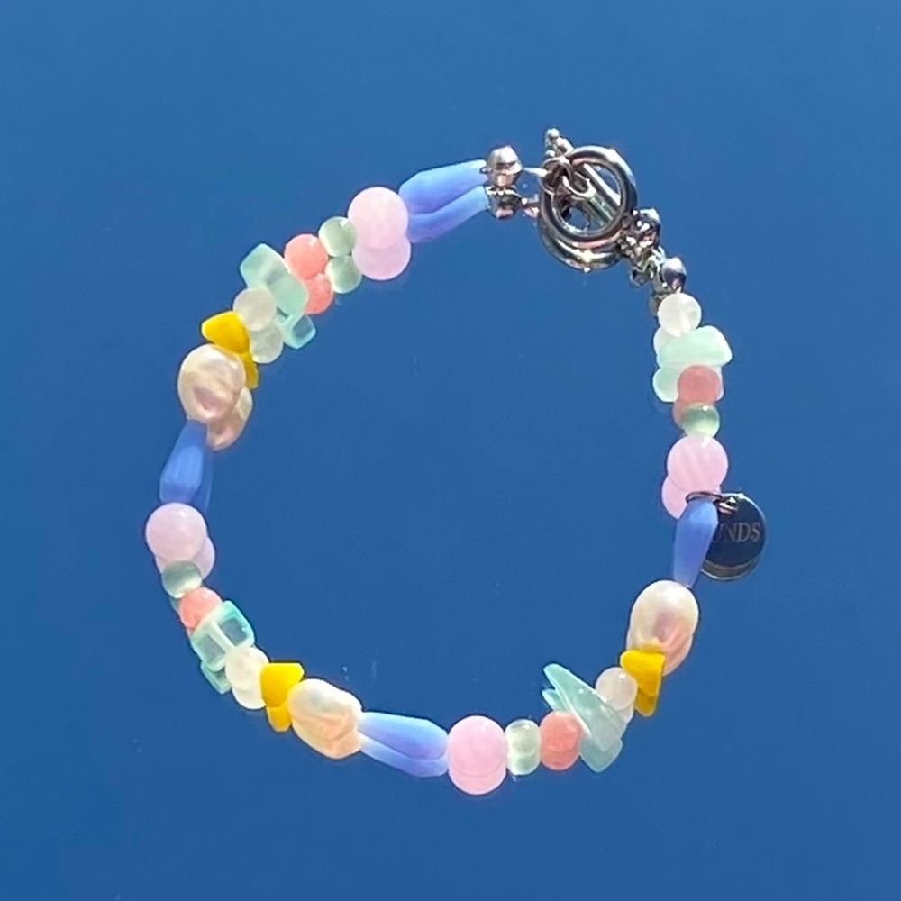 [런디에스] pastel gemstone bracelet