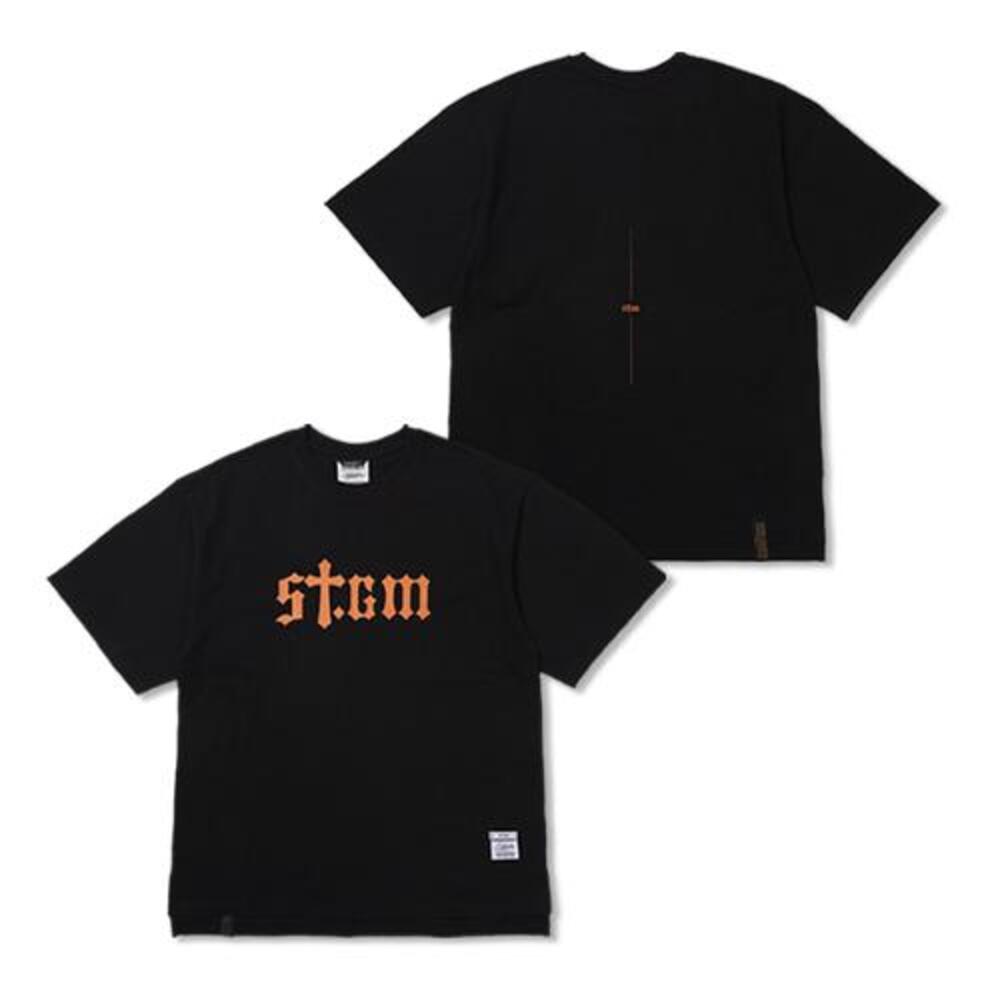 [스티그마]  STGM Logo Oversized Short Sleeves T-Shirts Black